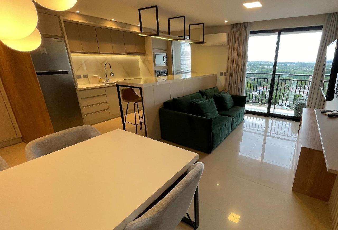 Lindissimo Apt No Ultimo Andar No Centro De Foz Com Vista Incrivel Apartment ฟอสดูอีกวาซู ภายนอก รูปภาพ